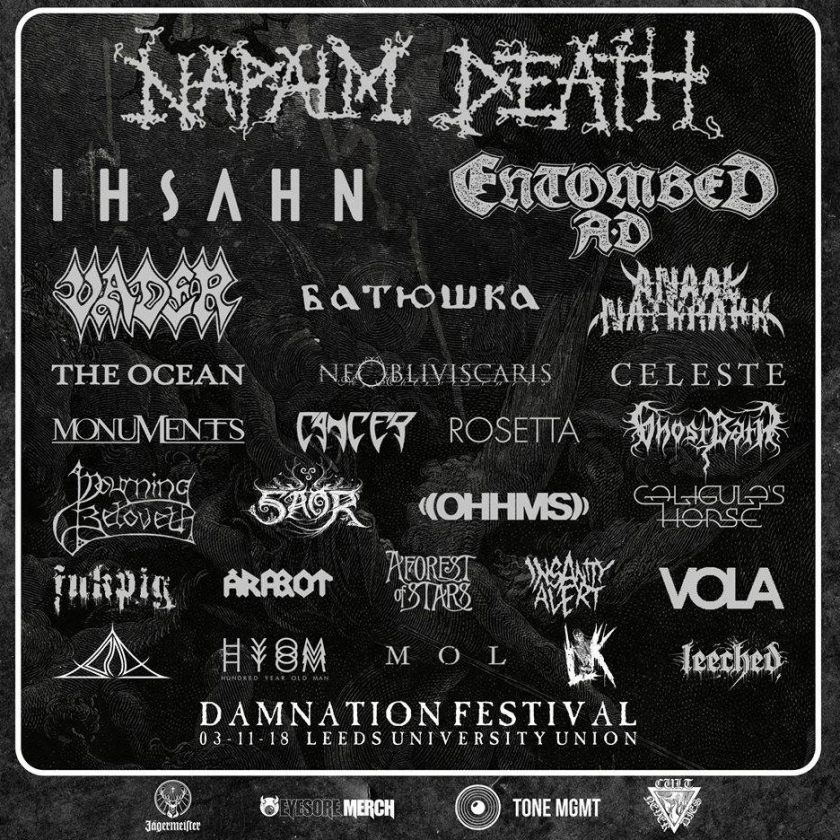 Damnation Festival 2018 Header