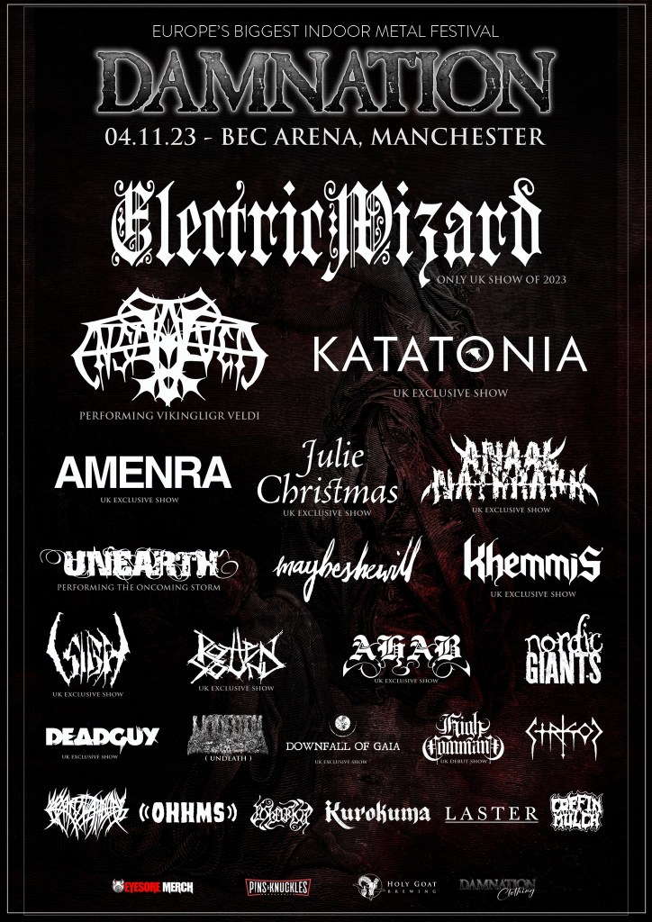 Damnation Festiva 2023 - Poster