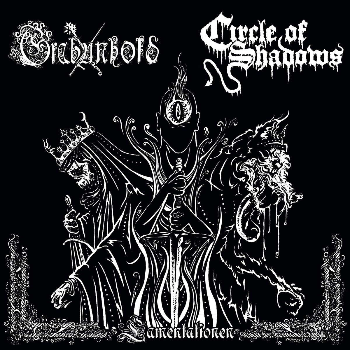 Grabunhold/Circle of Shadows – Lamentationen – Split&nbsp;(Review)