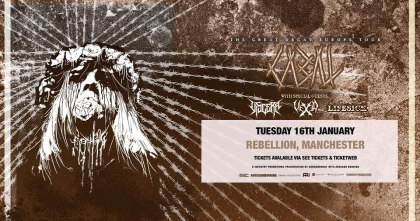 Cabal Viscera Vexed Lifesick - Rebellion, Manchester - 16.01.24 (Live Review)