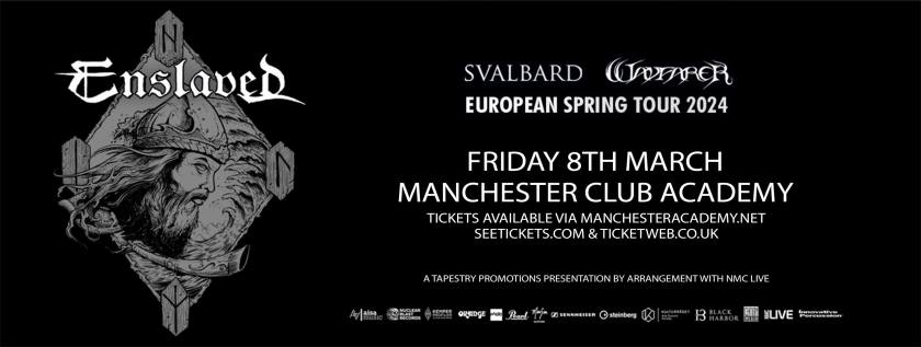 Enslaved Svalbard Wayfarer - Club Academy, Manchester - 08.03.24