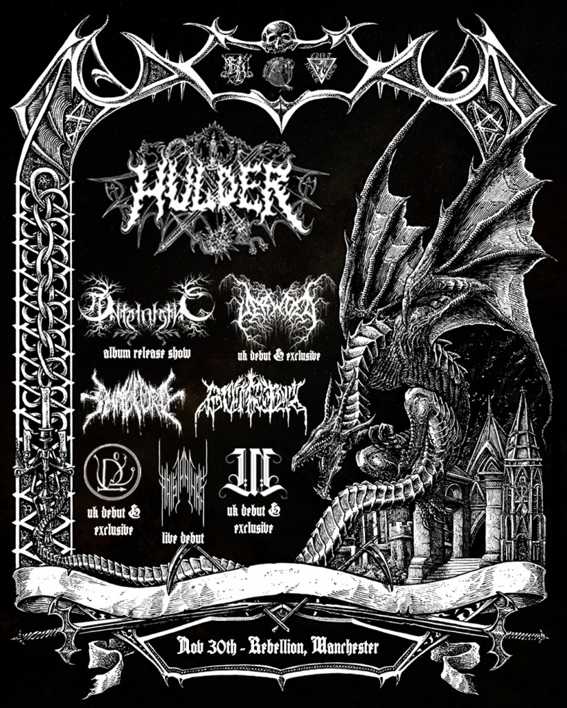 Hulder Verwoed Aristarchos Ante-Inferno Deathless Void Burial Slimelord - Rebellion, Manchester - 30.11.24 (Live Review)