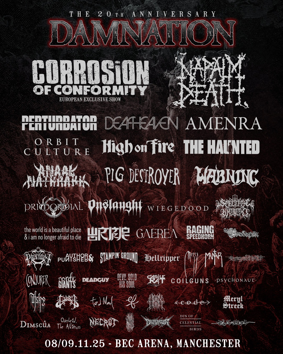 Damnation Festival 2025 – BEC Arena, Manchester – 08/11/25-09/11/25 (Live&nbsp;Review)