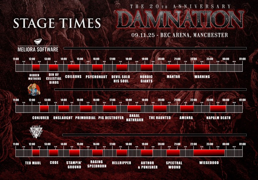 Damnation Festival 2025 Day Two - Clashfinder