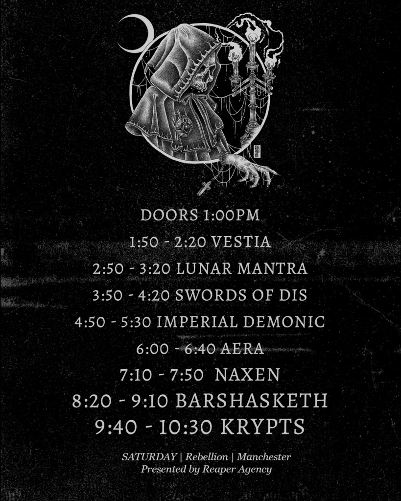 Reaper Festival 2026 - Rebellion, Manchester, 14.02.26-15.02.26 - SATURDAY
