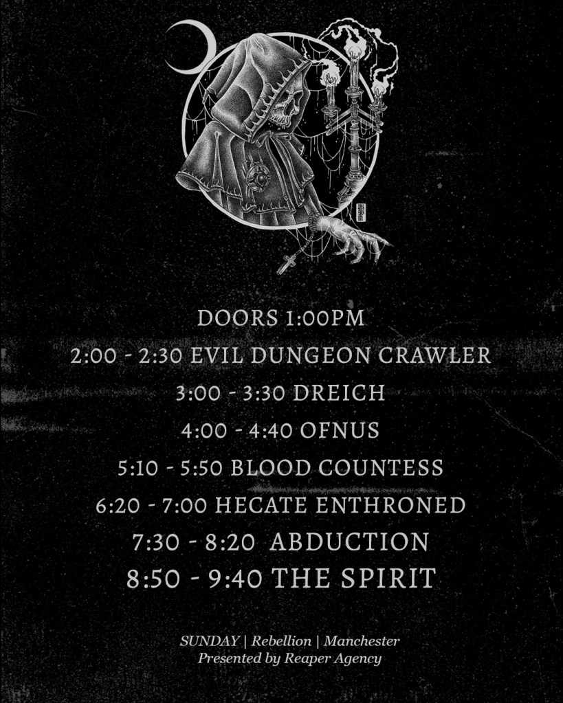Reaper Festival 2026 - Rebellion, Manchester, 14.02.26-15.02.26 - SUNDAY