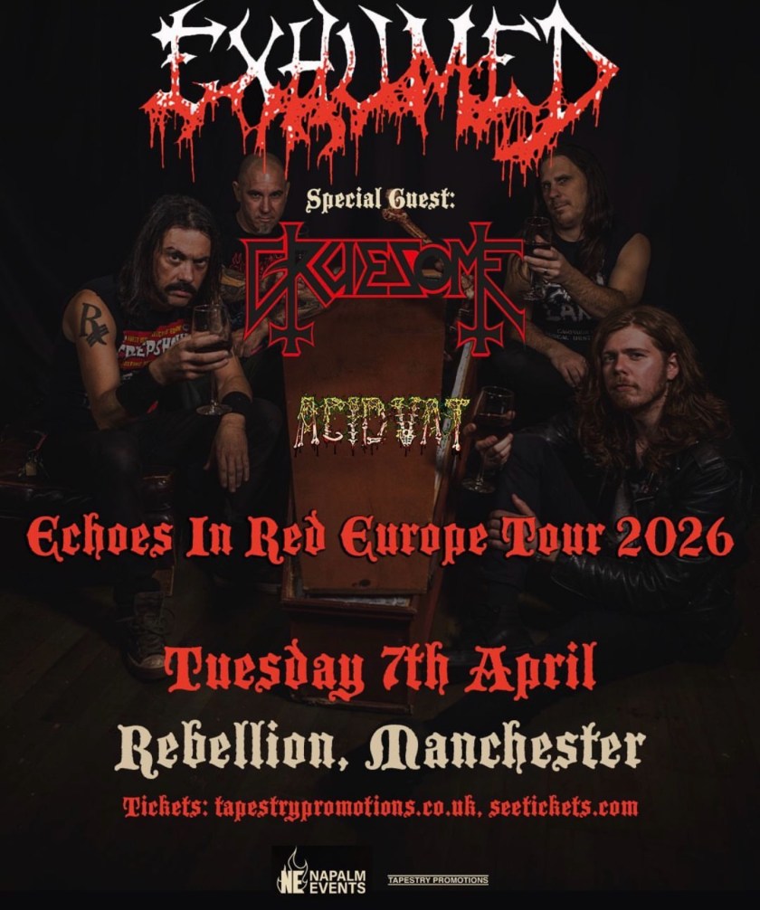 Exhumed Gruesome Acid Vat - Rebellion, Manchester - 07.04.26